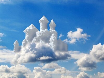 Фотообои Замок из облаков