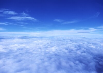 Фотообои Вид на небо из самолета